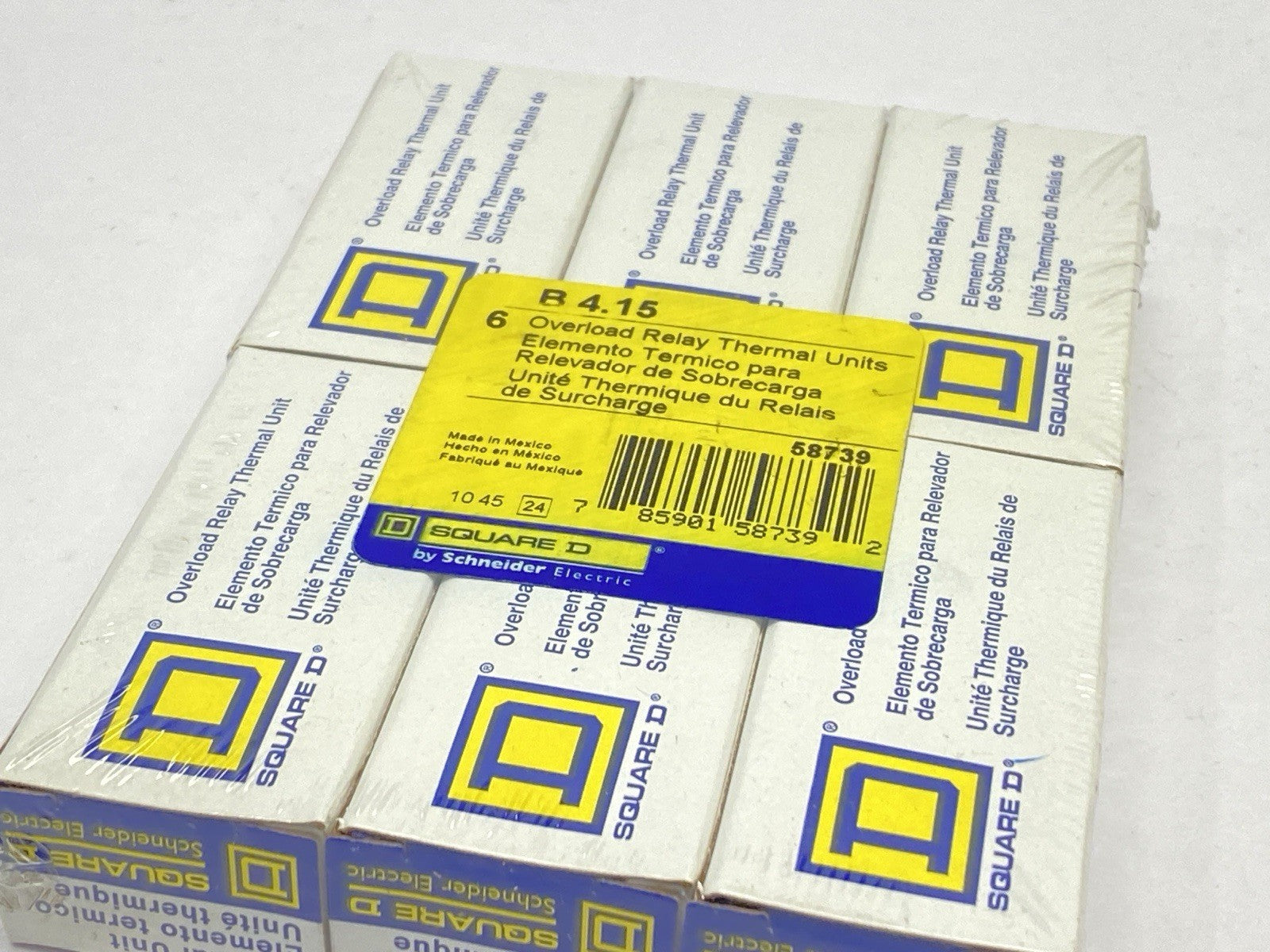 Square D B 4.15 Overload Relay Thermal Units LOT OF 6 - Maverick Industrial Sales