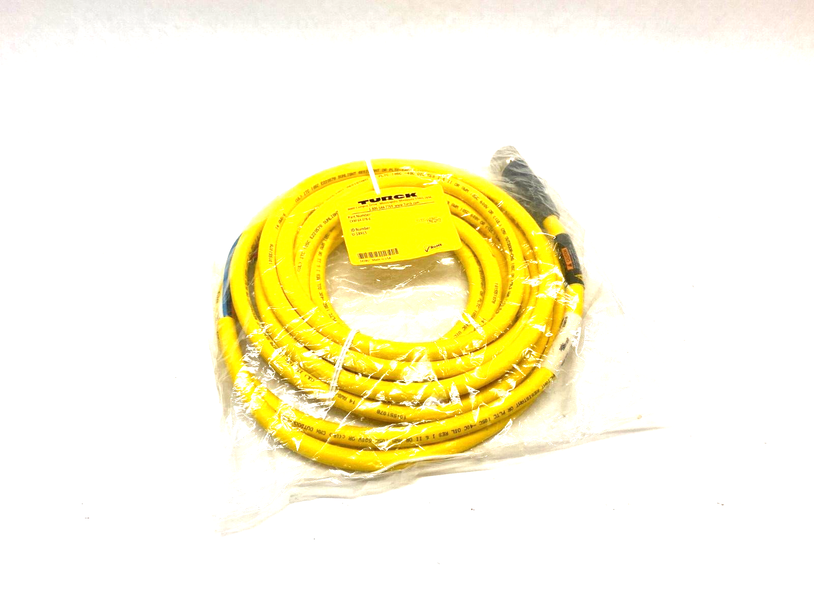 Turck CKM 64-078-6 Powerfast Single Ended Cordset M23 Straight Female U-18915 - Maverick Industrial Sales