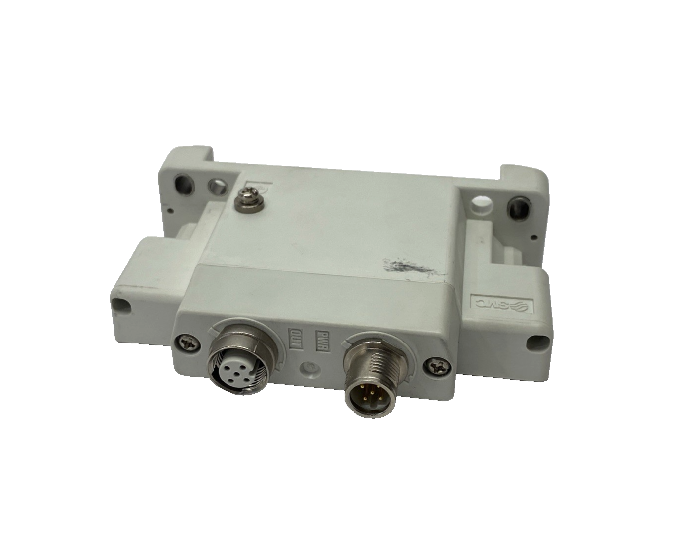 SMC EX600-ED2 Serial Interface Unit End Plate M12 5-Pin Male & Female, D-Side - Maverick Industrial Sales