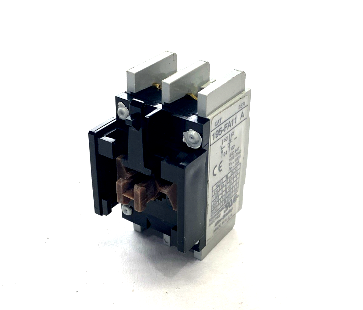Allen Bradley 195-FA11 Ser. A Auxiliary Contact Block - Maverick Industrial Sales
