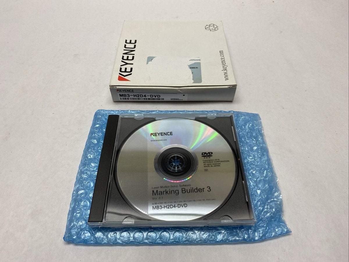 MB3-H2D4-DVD | Keyence MB3-H2D4-DVD Marking Builder 3 Version 4.1