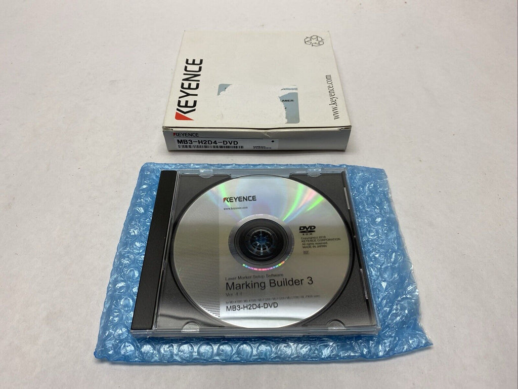Keyence MB3-H2D4-DVD Marking Builder 3 Version 4.1