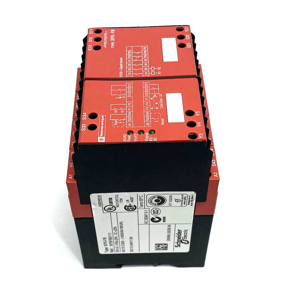 Schneider Electric XPSFB5111 Preventa Safety Relay 300V 2.5A - Maverick Industrial Sales