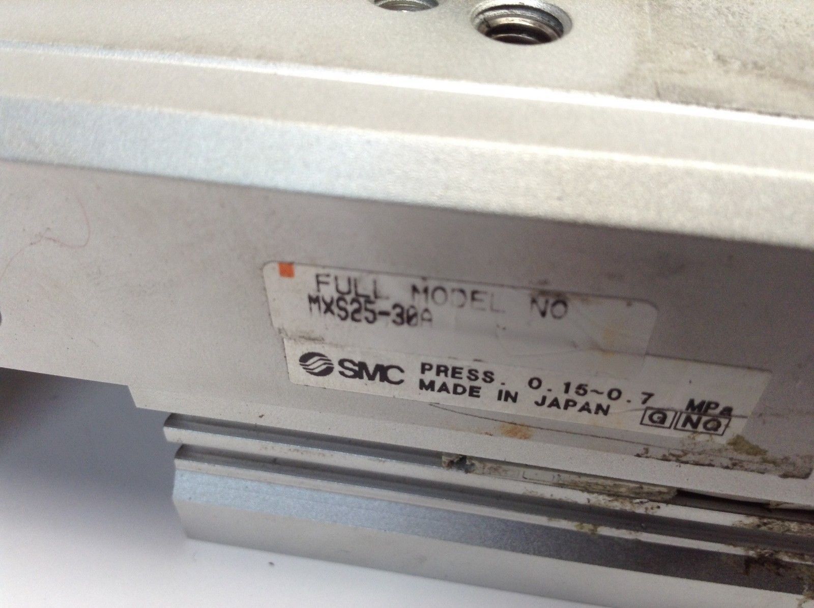 SMC MXS25-30A Compact Pneumatic Cylinder Slide Table With Switch - Maverick Industrial Sales