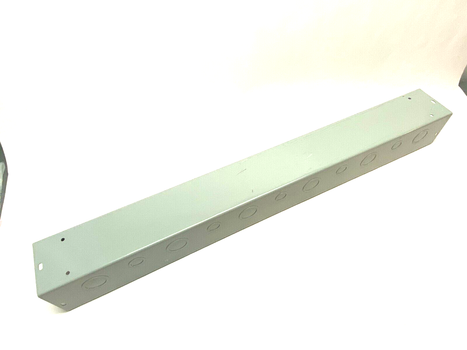 Cooper B-Line 4436G Straight Lay-In Wireway Section 4" x 4" x 36" Gray NO COVER - Maverick Industrial Sales