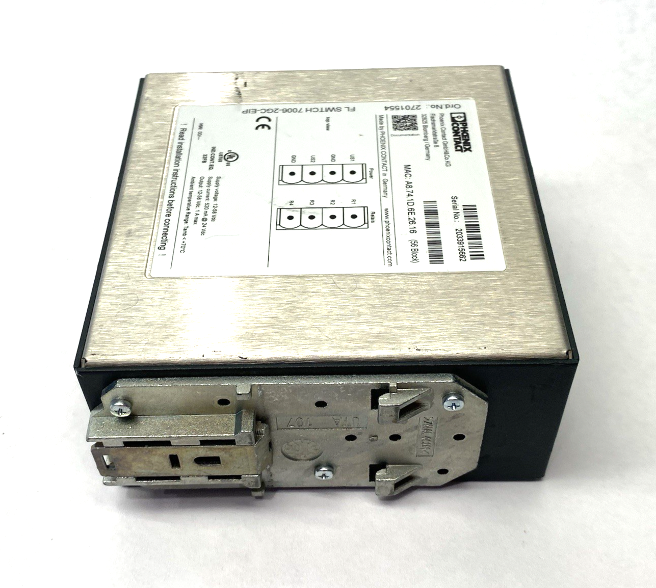 FL SWITCH 7006-2GC-EIP | Phoenix Contact Managed Ethernet Switch 2701554 - Used - Maverick Industrial Sales