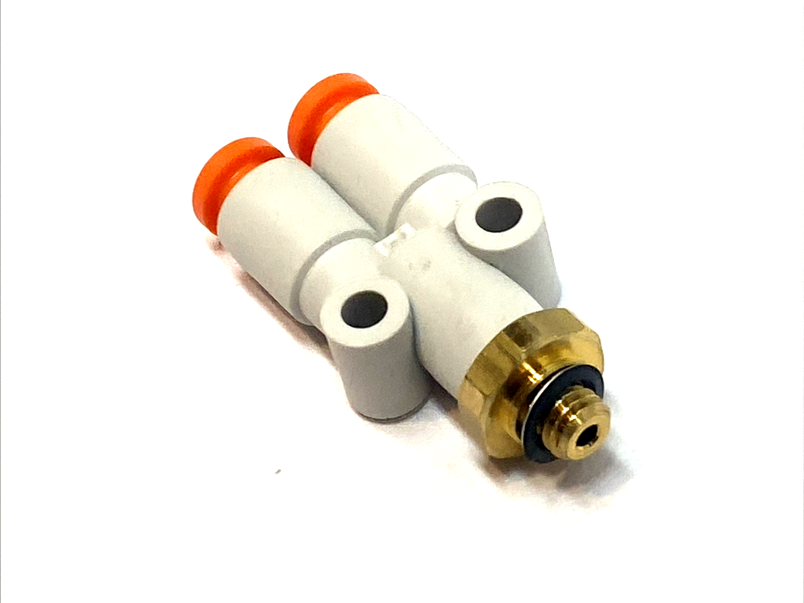 KQ2U03-32A | SMC Union Y Fitting 5/32" Tube 10-32 UNF One-Touch LOT OF 7 - New – Open box - Maverick Industrial Sales