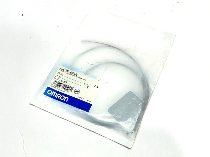 Omron E32-D21R Photoelectric Switch Fiber Unit 2m - Maverick Industrial Sales