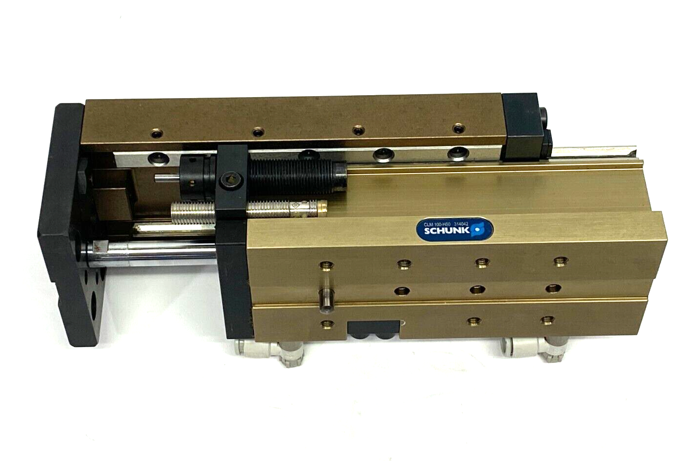 Schunk CLM 100-H50 Compact Linear Slide Piston Rod Cylinder Backlash-free 314042 - Maverick Industrial Sales