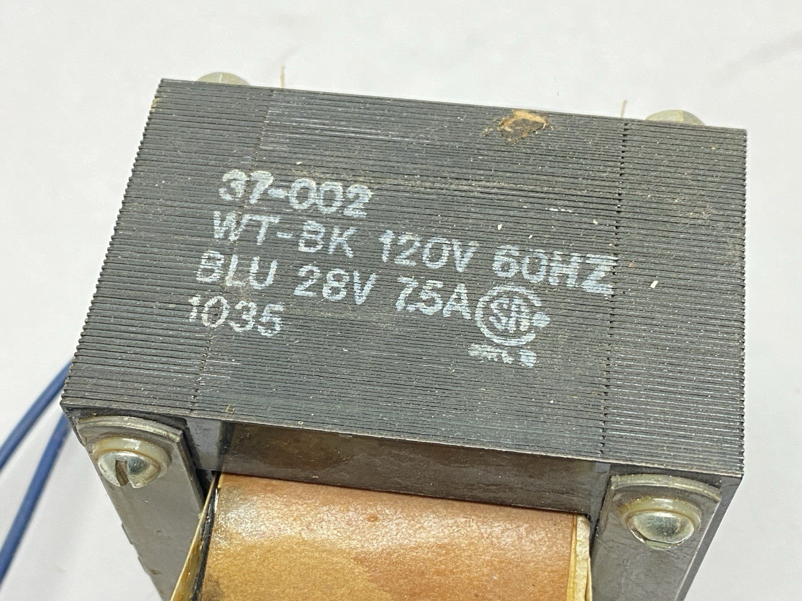 37-002 | Transformer 120V 60HZ / 7.5A 28V 1035 - Used - Maverick Industrial Sales