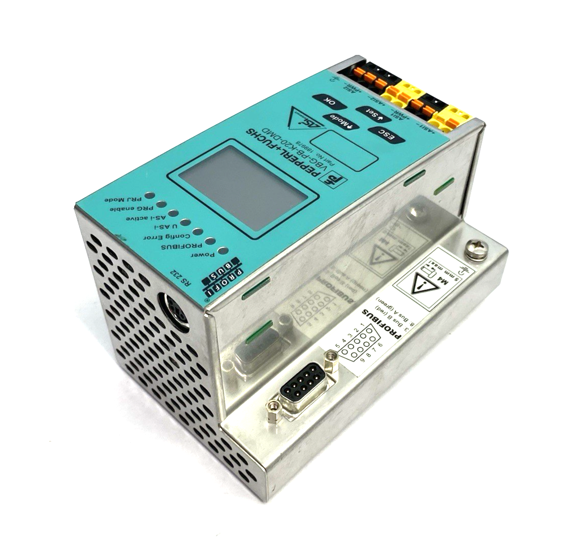 VBG-PB-K10-DMD | Pepperl+Fuchs ASI to Profibus Gateway, Double Master, 189978 - Used - Maverick Industrial Sales