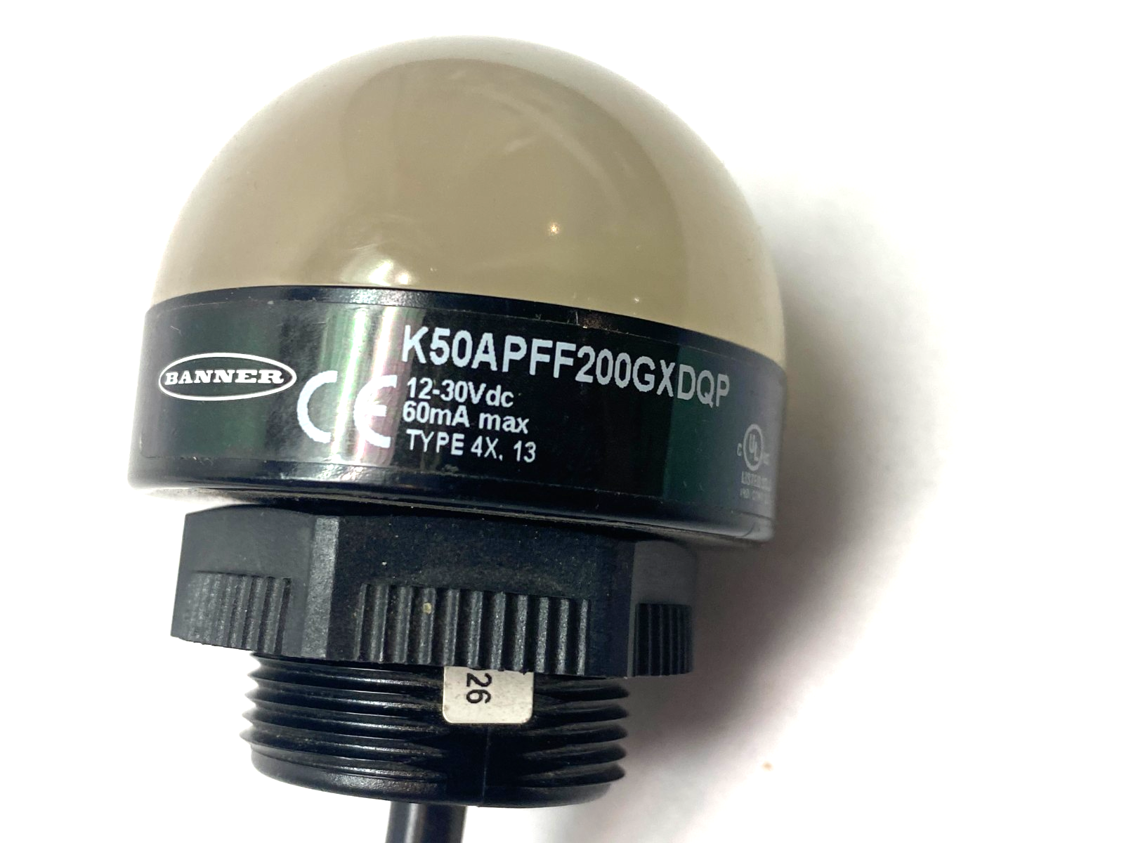 Banner K50APFF200GXDQP 50mm EZ-LIGHT 1-Color Fixed Field Touch Sensor 13026 - Maverick Industrial Sales