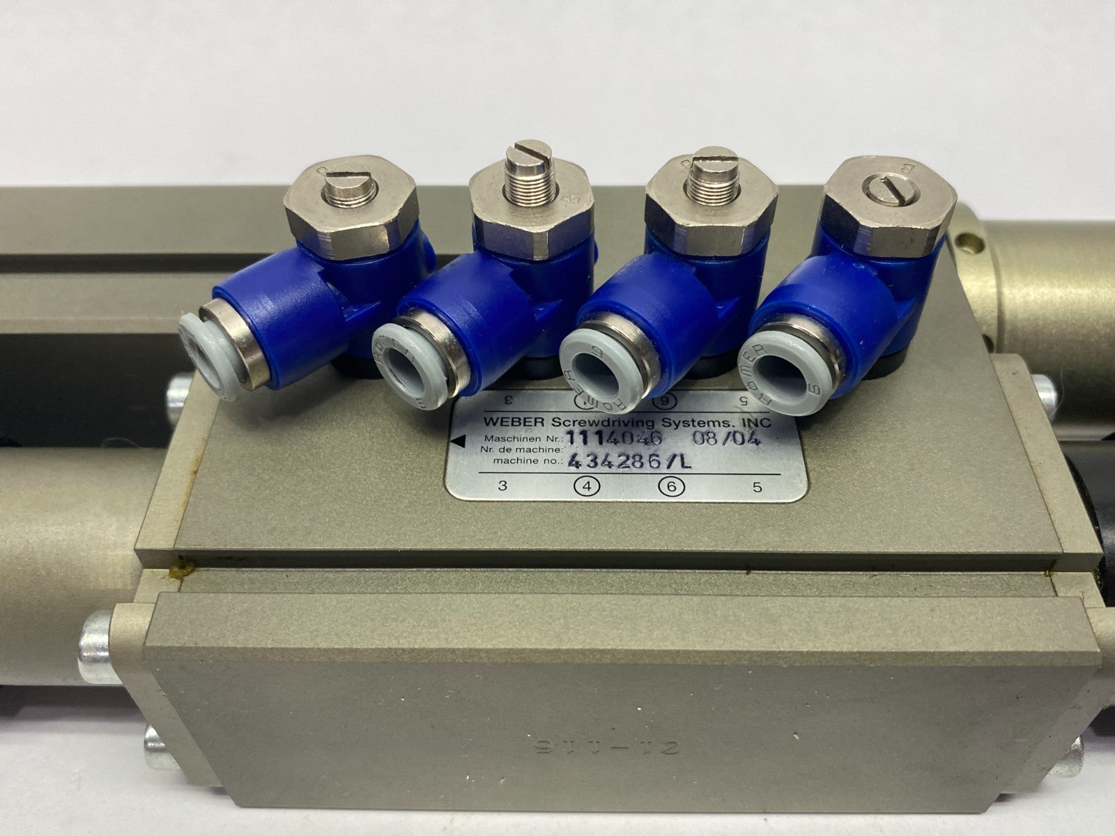 1114046 | Weber SEV Vacuum Fixtured Screwdriving System Assembly - Used - Maverick Industrial Sales