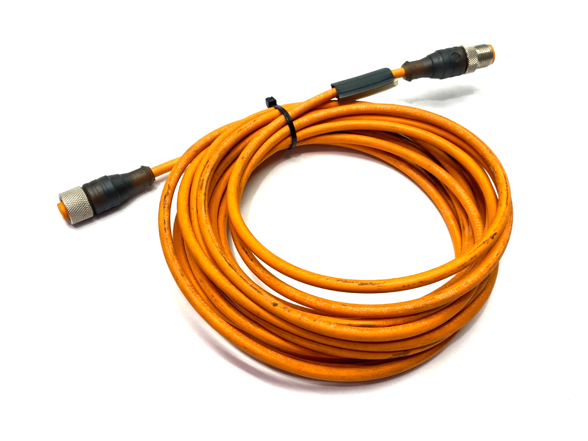Lumberg Automation RST 4-RKT 4-251/5M Double Ended Cable M/F M12 4-Pin 600003412 - Maverick Industrial Sales