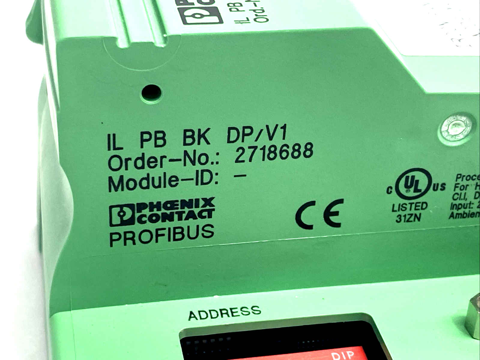 IL PB BK DP/V1 | Phoenix Contact Bus Coupler, Standard-PROFIBUS-DP, 2718688 - Used - Maverick Industrial Sales
