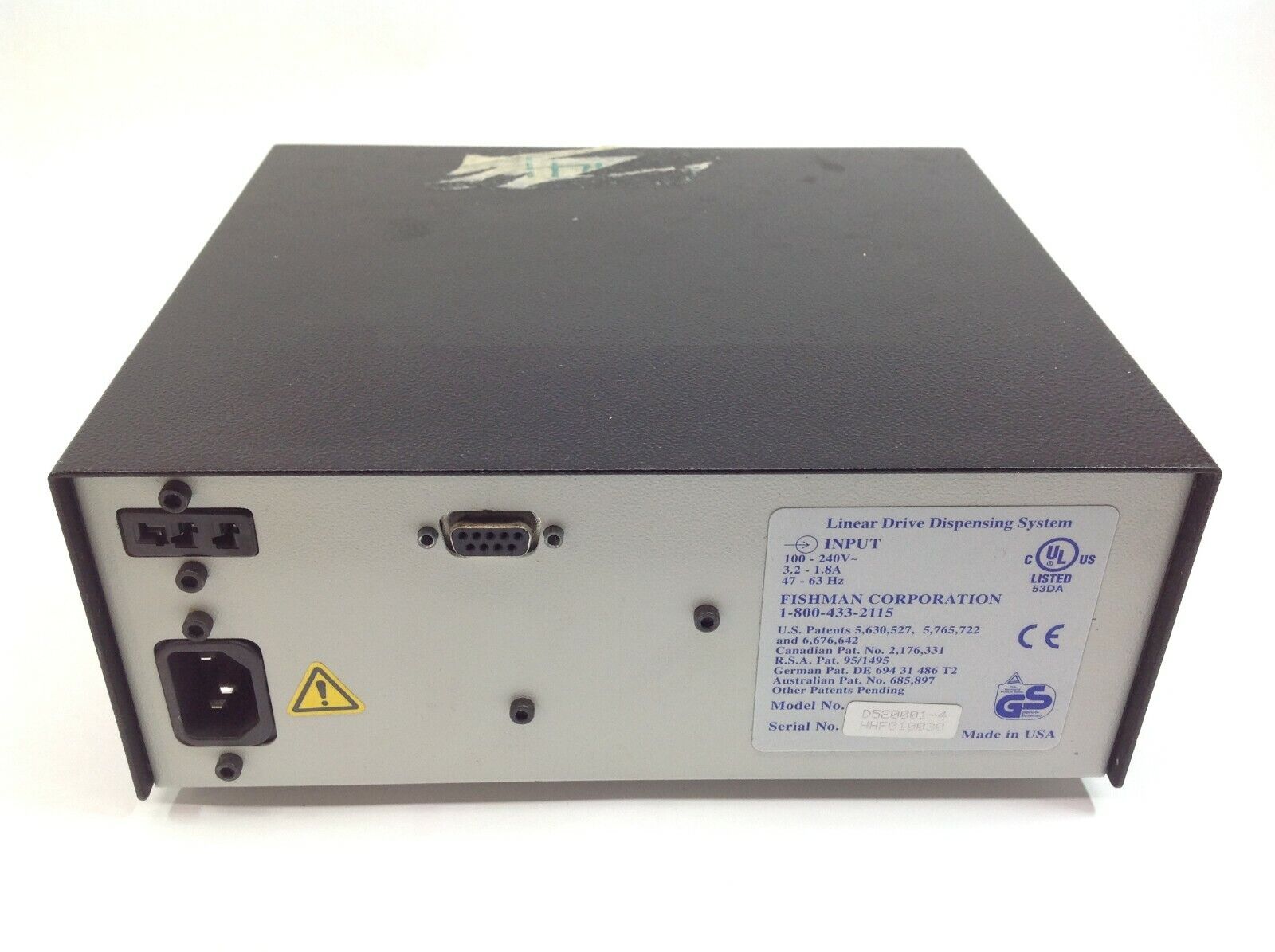 Fishman LDS9000 Linear Dispensing System D520001-4 - Used - Maverick Industrial Sales