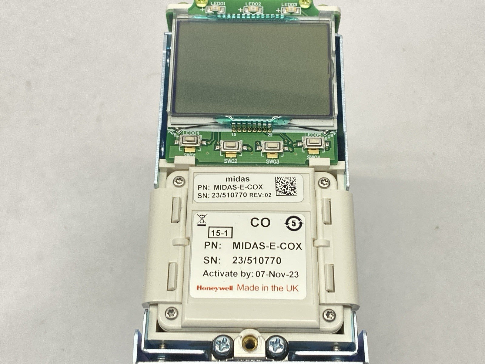 Honeywell MIDAS-T-004 Midas Gas Detector w/ MIDAS-E-COX Cartridge - Maverick Industrial Sales