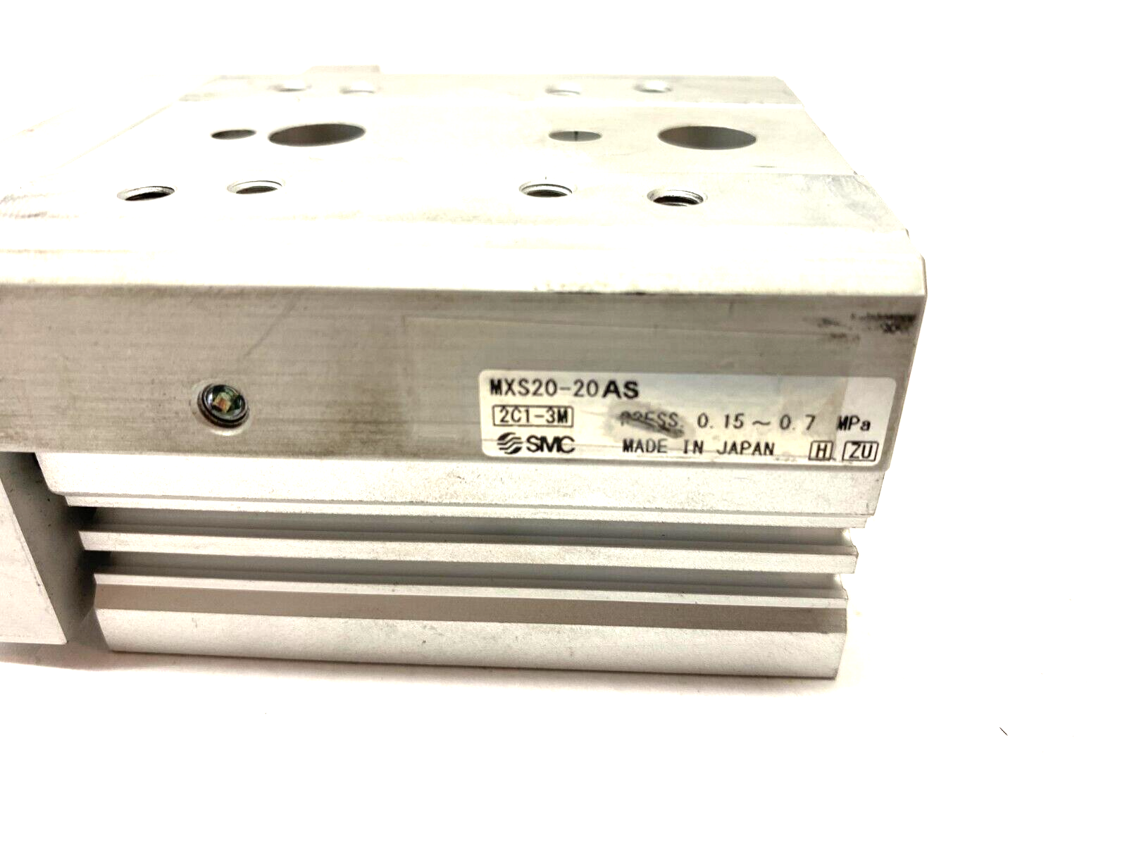MXS20-20AS | SMC Precision Slide Table, 20mm Bore, 20mm Stroke - Used - Maverick Industrial Sales