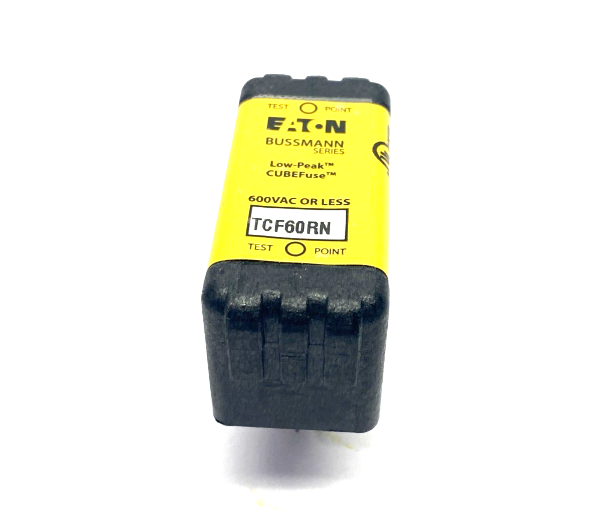 TCF60RN | Eaton Bussmann Class CC TCF Time-Delay Plug-In Cube Fuse 60A - Used - Maverick Industrial Sales
