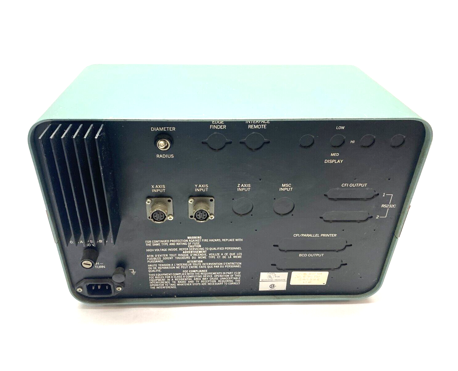 Acu-Rite III 387597 4000 Dual-Axis Digital Readout System 115V 50/60Hz 0.5A - Maverick Industrial Sales