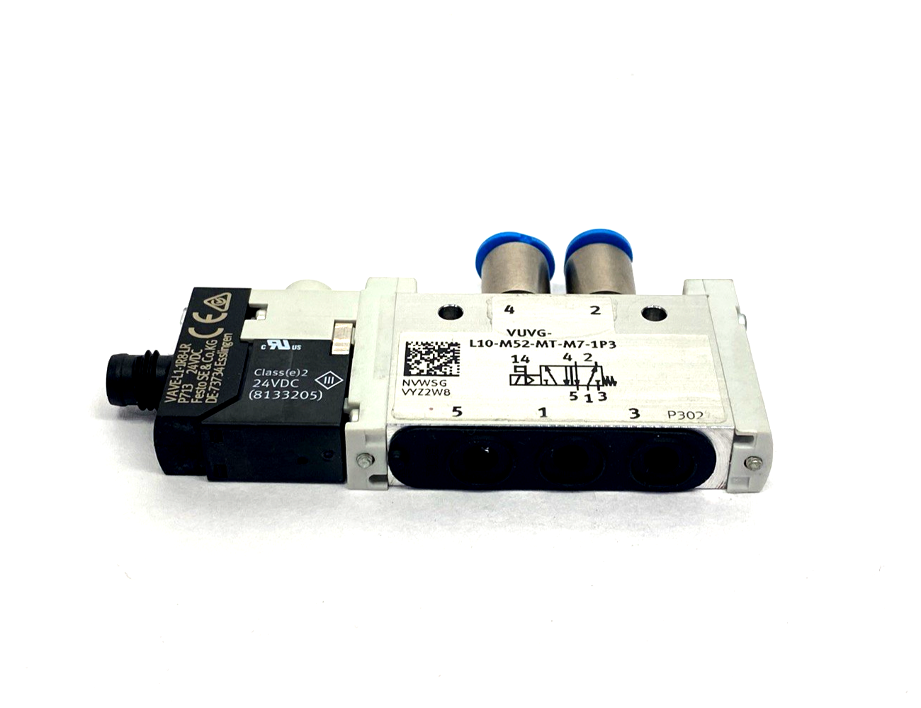 Festo VUVG-L10-M52-MT-M7-1P3 Solenoid Valve, 5/2-Way Monostable 574359 - Maverick Industrial Sales