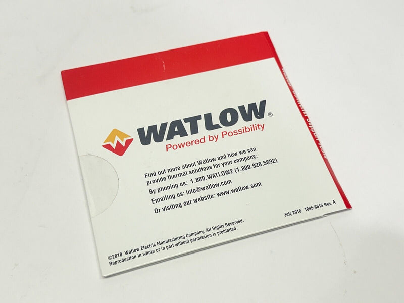 Watlow 1085-8615 Rev A Controller Support Tools - Maverick Industrial Sales