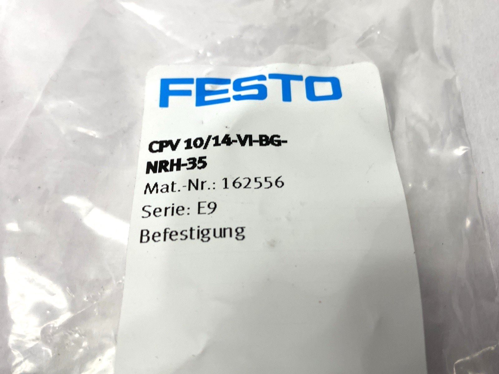 Festo CPV10/14-VI-BG-NRH-35 Mounting Bracket 162556 - Maverick Industrial Sales