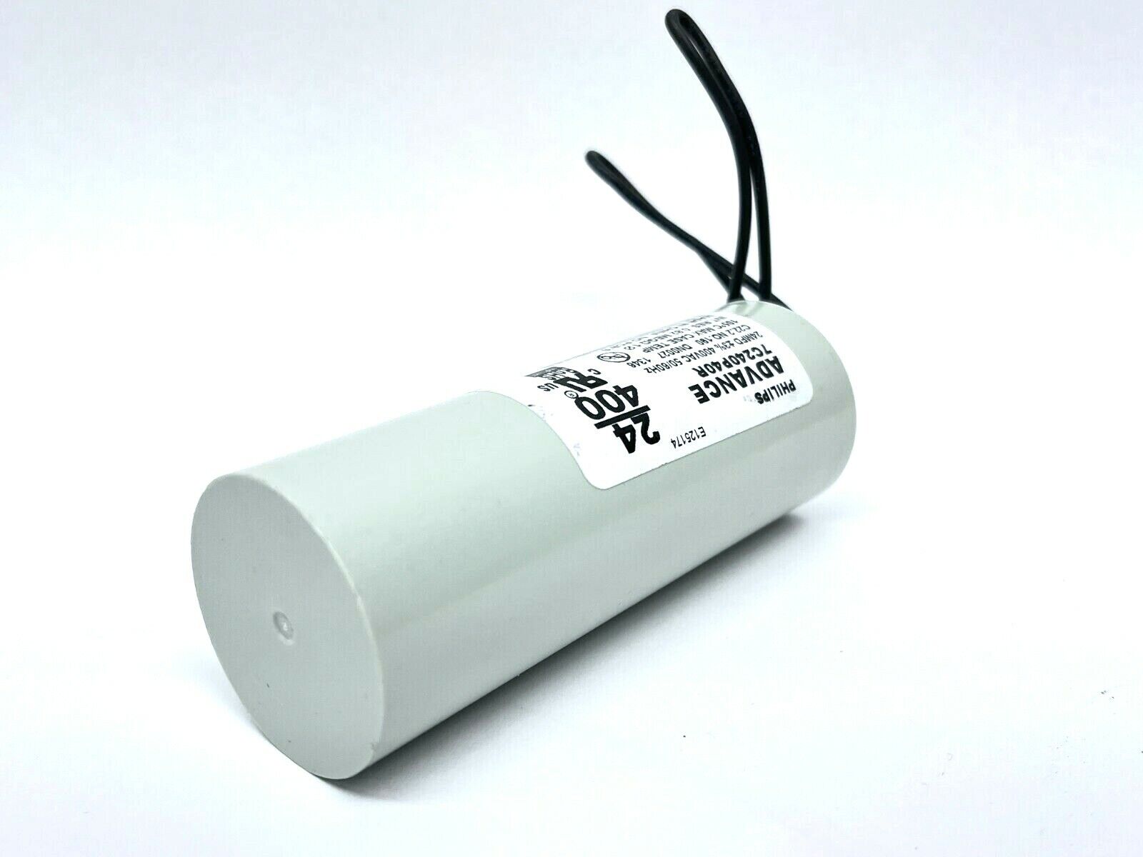 Philips 7C240P40R Advance Dry Film Ballast Capacitor 24MFD 400VAC - Maverick Industrial Sales
