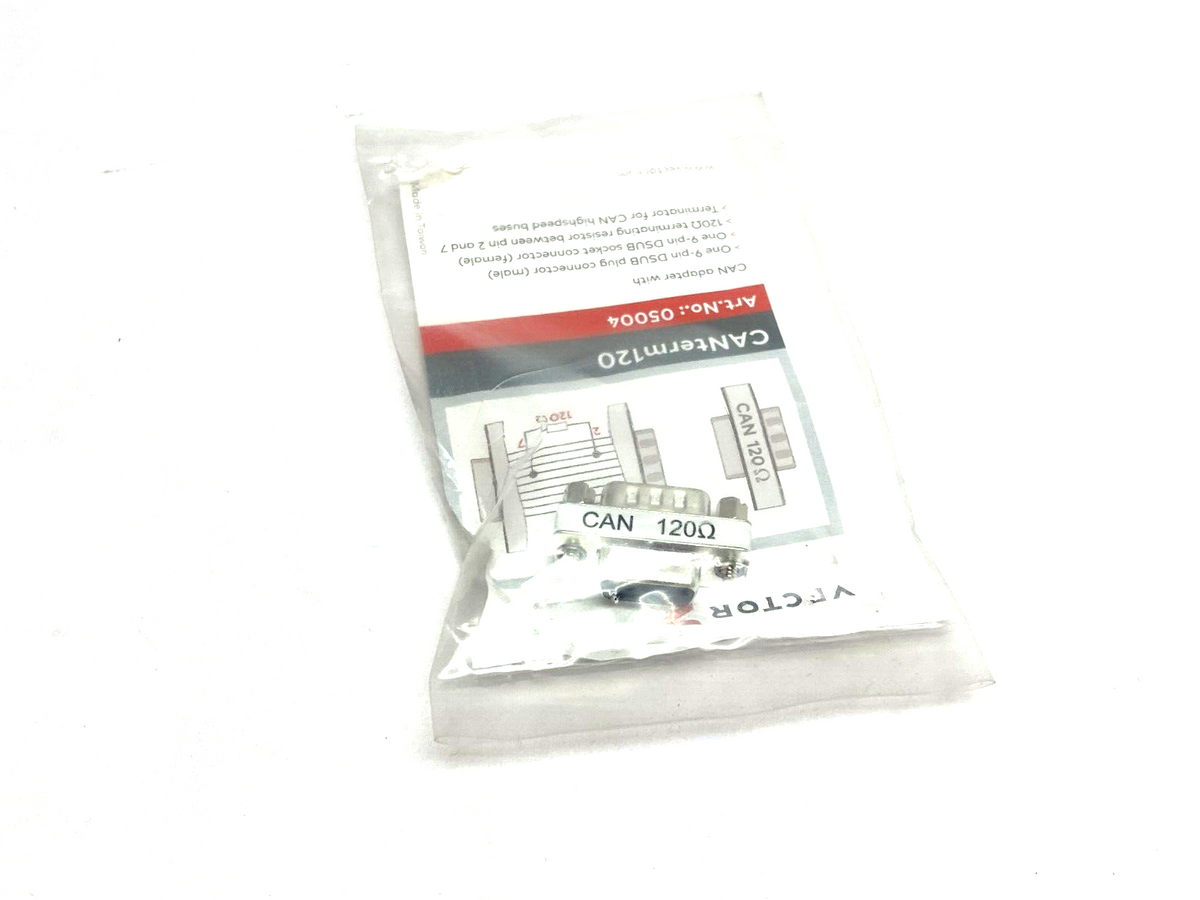 05004 | Vector CANterm120 Terminal Resistor 9-Pin DSUB Connector, - New – Open box - Maverick Industrial Sales