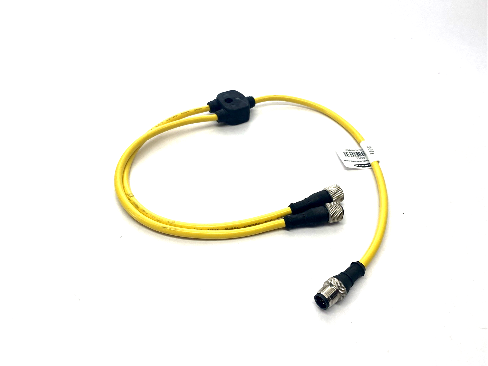 Banner CSB-M1281M1281 M12 QD Splitter Cable 8-pin w/ 0.3m Female Branches 73252 - Maverick Industrial Sales