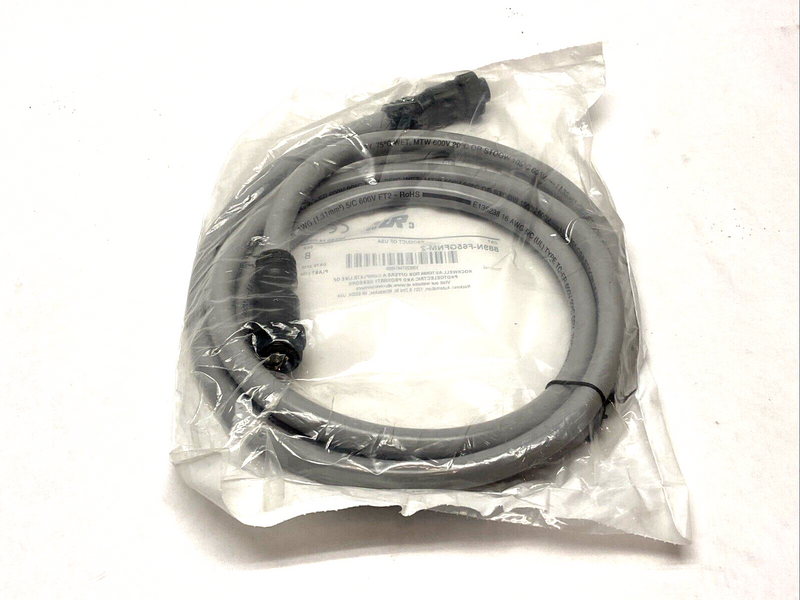 Allen Bradley 889N-F65GFNM-2 Ser. B QD Cordset 2m Length - Maverick Industrial Sales