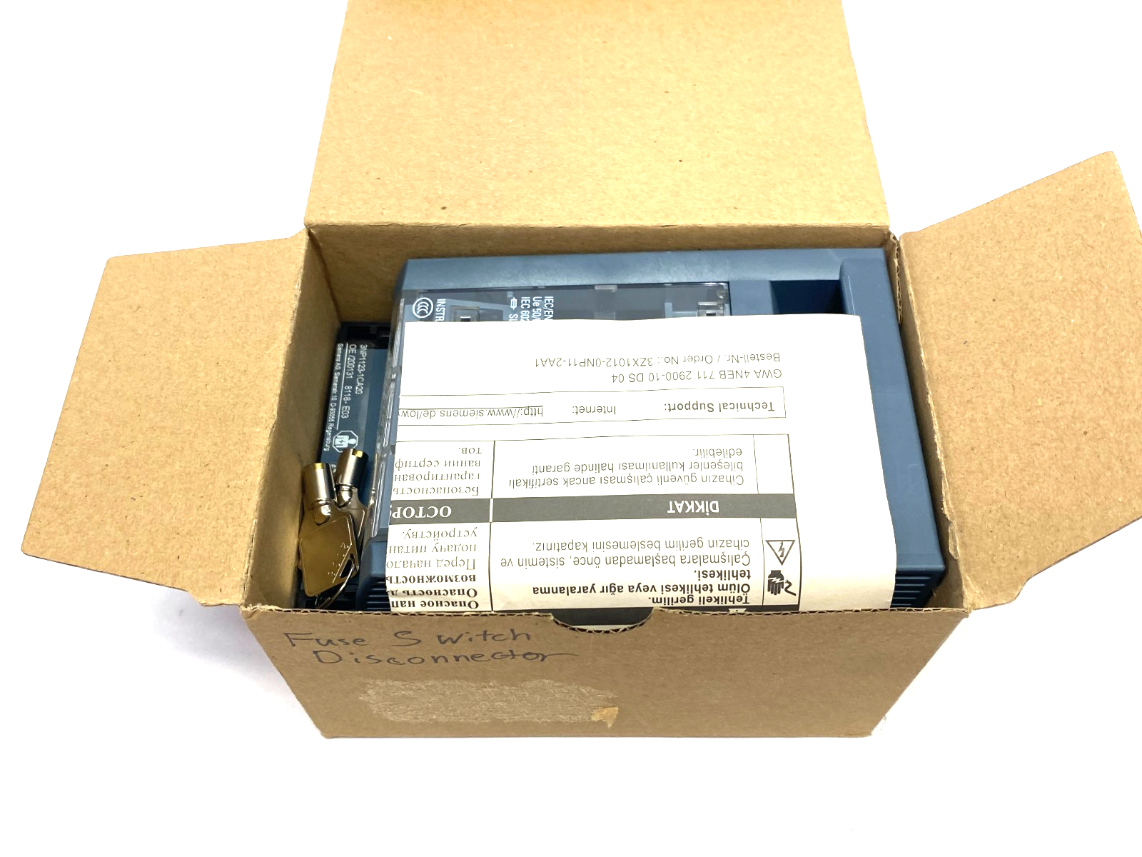 Siemens 3NP1123-1CA20 SENTRON Fusible Disconnect Swtich 3-Pole - Maverick Industrial Sales