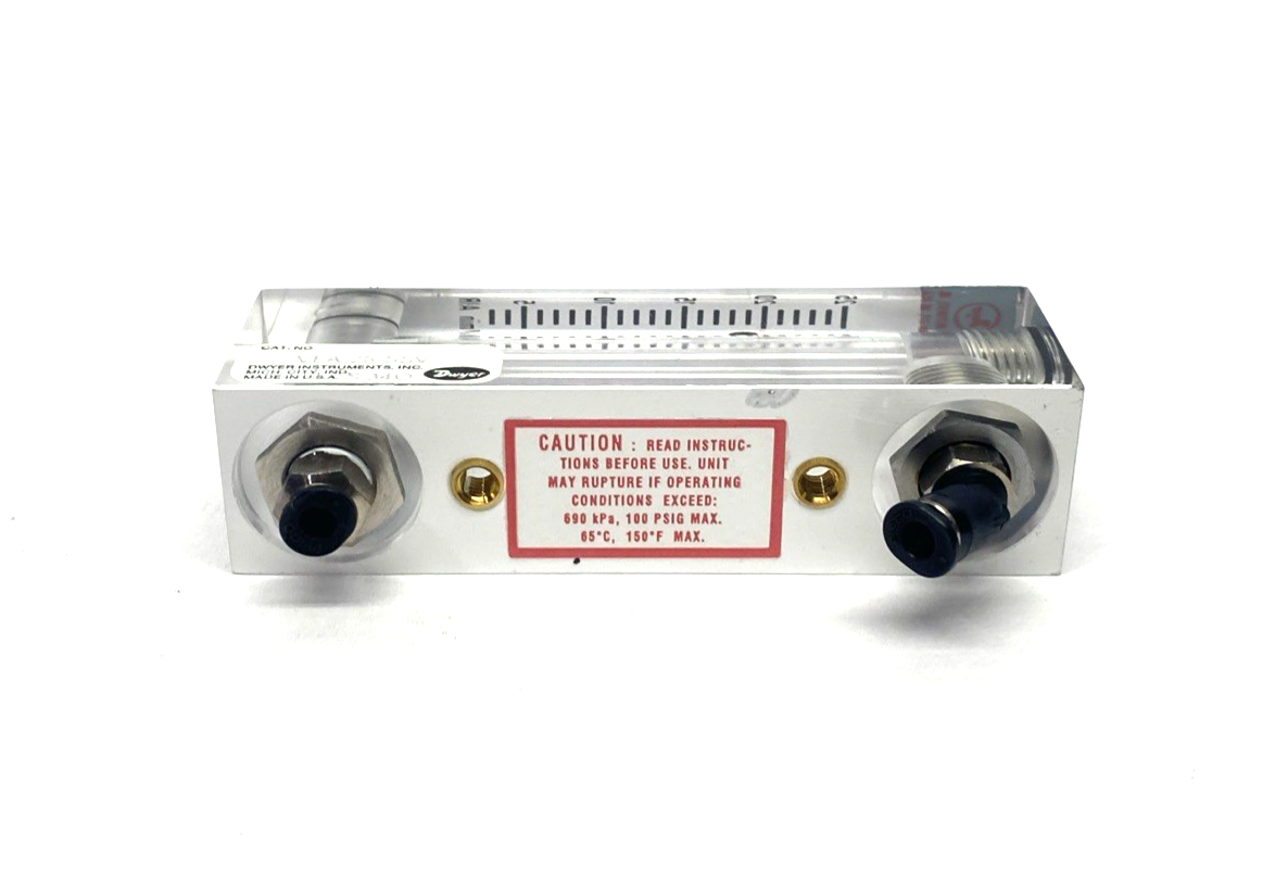 Dwyer VFA-25-SSV Flowmeter 3-25 LPM Air - Maverick Industrial Sales