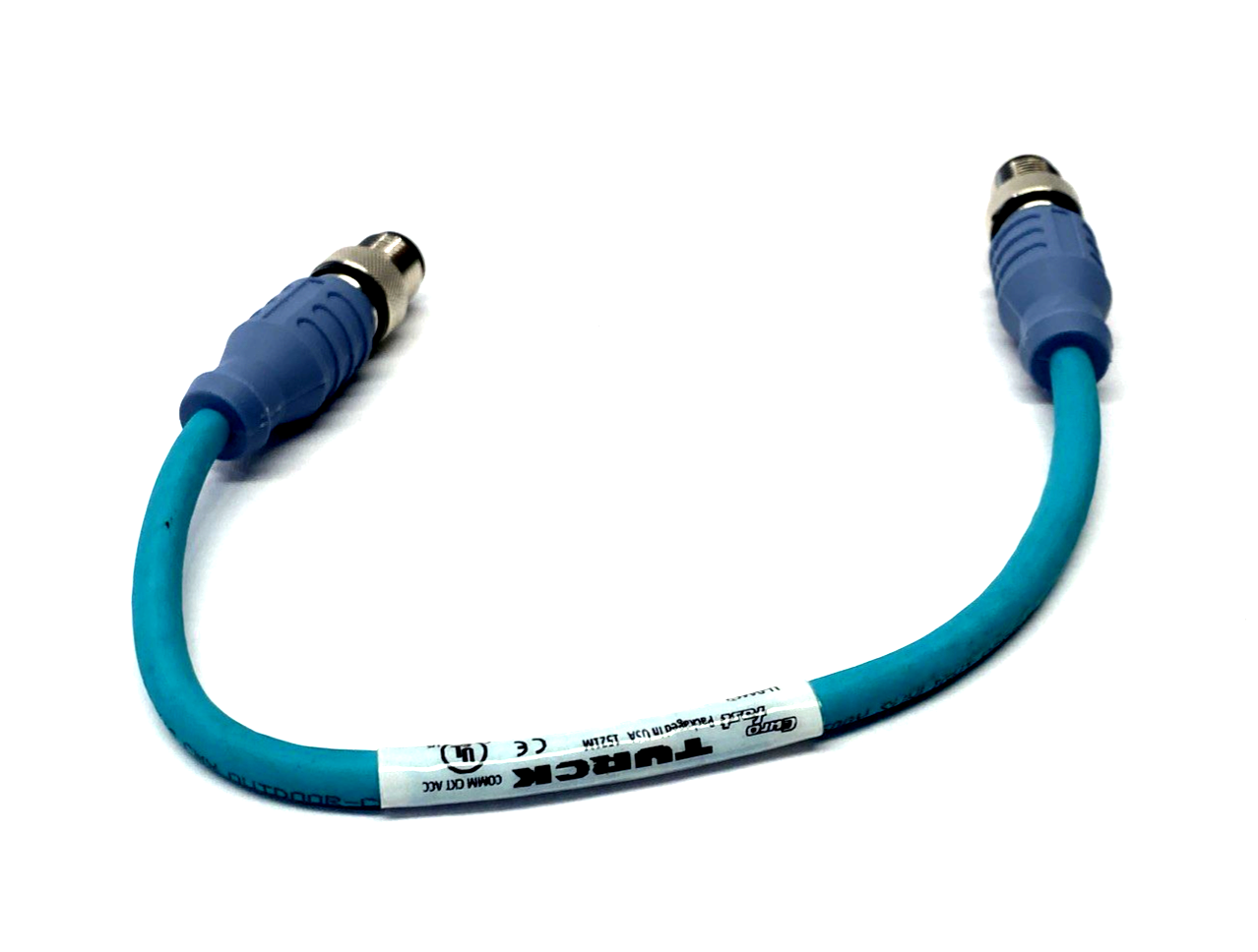 RSCD RSCD 440-0.3M | Turck Ethernet Extension Cable M12 4-Pin 0.3m U-04469 - New – Open box - Maverick Industrial Sales