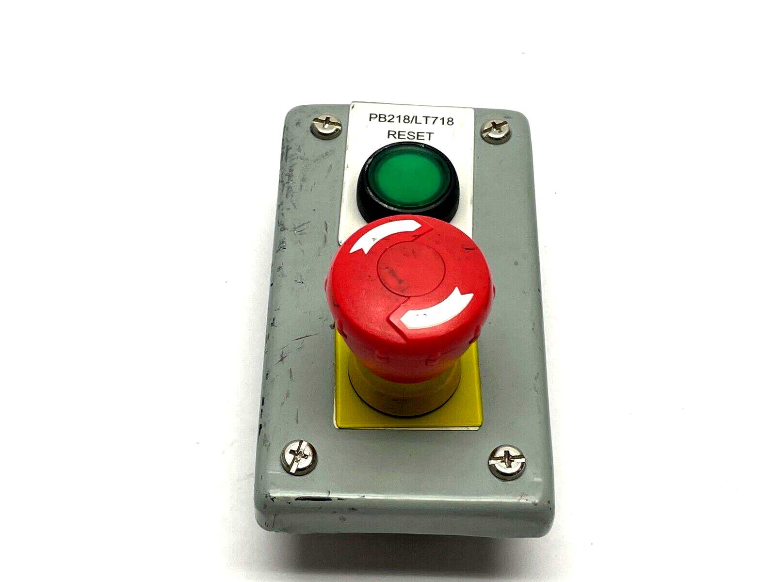Hoffman E2PBGXM 2-Pushbutton Enclosure w/ Allen Bradley 800FP-MT44, 800FP-LF3 - Maverick Industrial Sales