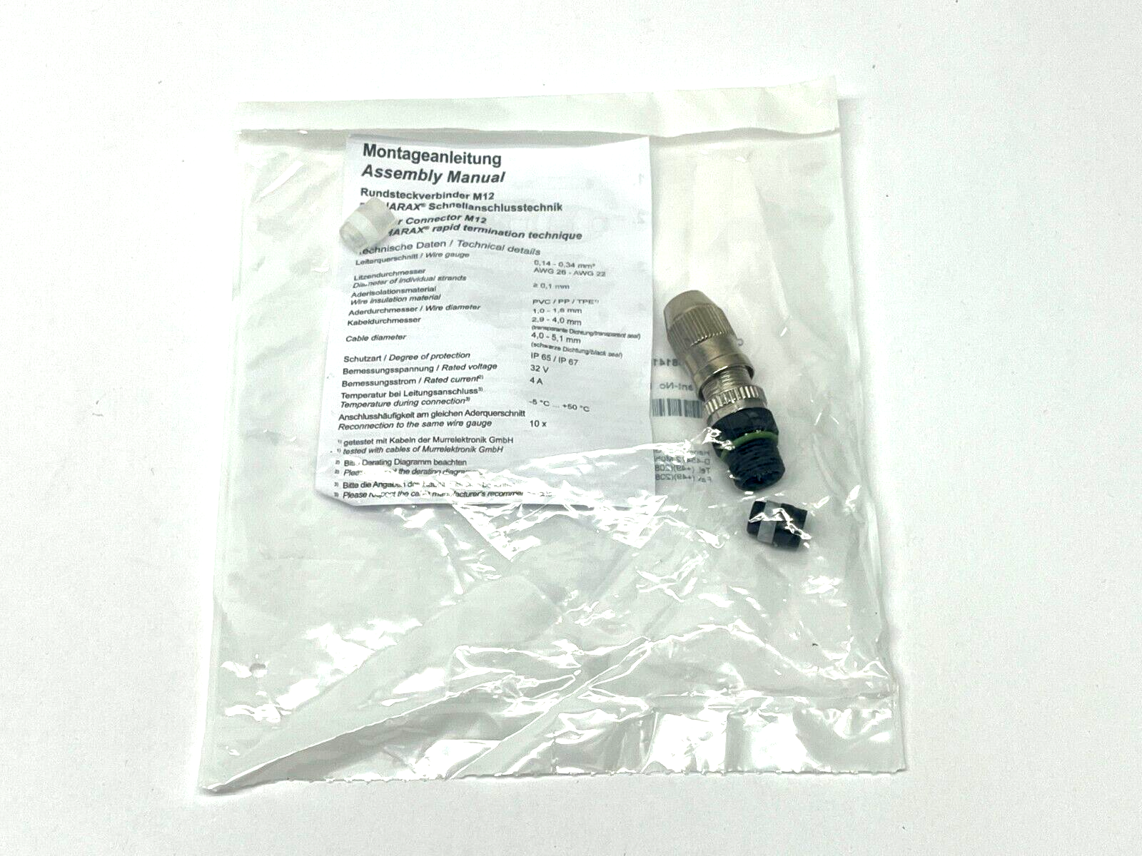 Turck HAS8141-0 BS8146-0 Circular Connector M12 - Maverick Industrial Sales