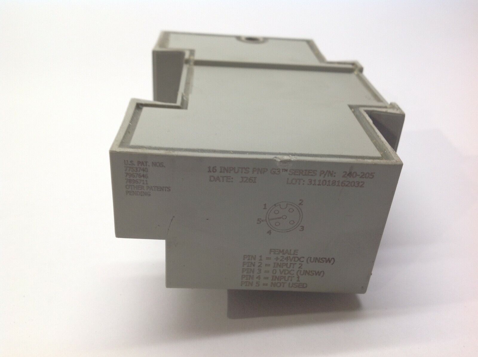 Numatics 240-205 Digital Input Module 16 Inputs 8 Port - Maverick Industrial Sales