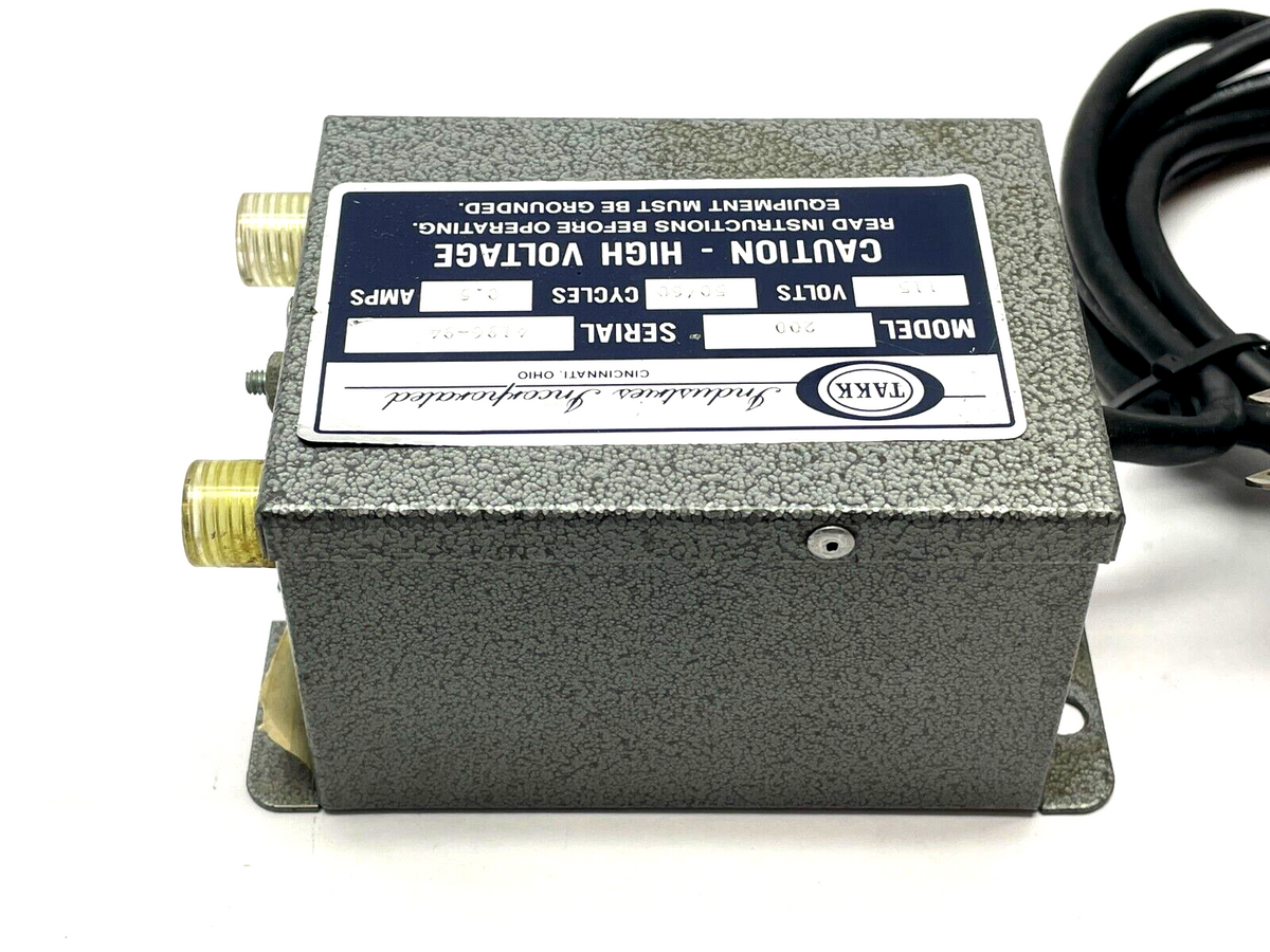Model 200 | TAKK Industries Static Eliminator 115V 0.5A - Used - Maverick Industrial Sales