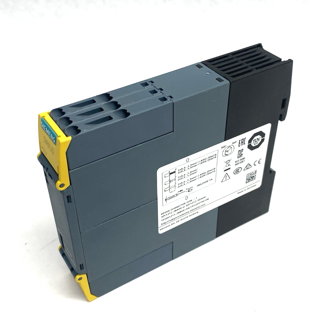 3SK1211-2BB40 | Siemens SIRIUS Safety Relay, Spring Type CRACKED BOTTOM CASING - Used - Maverick Industrial Sales