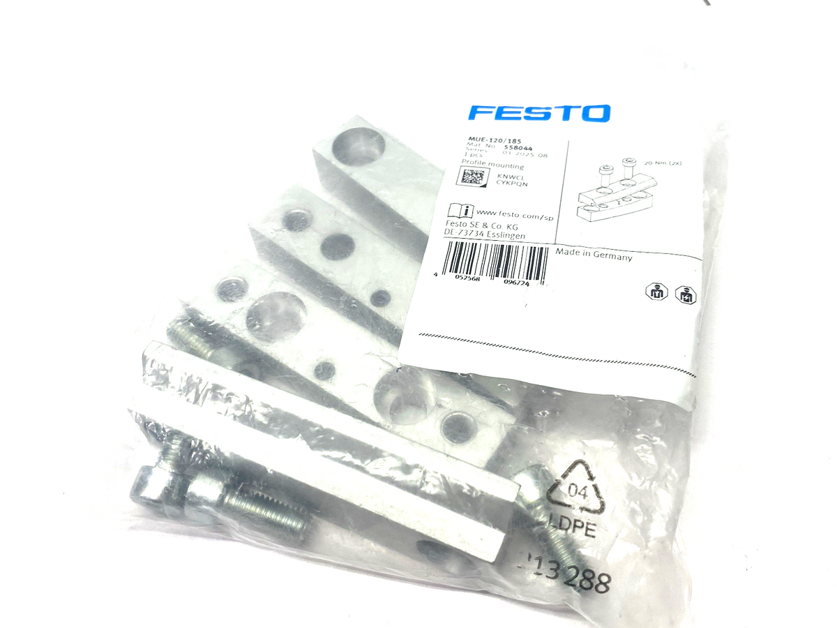 MUE-120/185 | Festo Profile Mounting 558044 - New - Maverick Industrial Sales