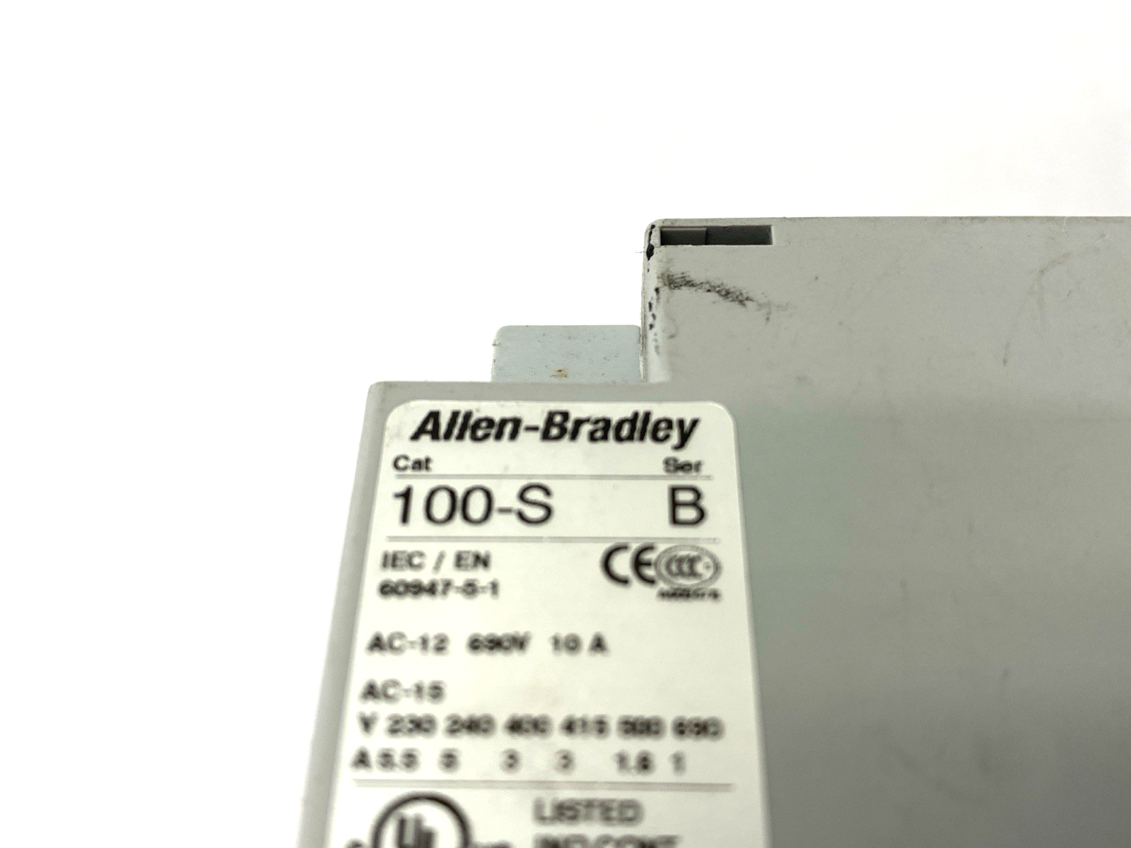 Allen Bradley 100-C23D10 Ser. C IEC Contactor 3-Pole 120VAC 23A w/ 100-S Ser. B - Maverick Industrial Sales