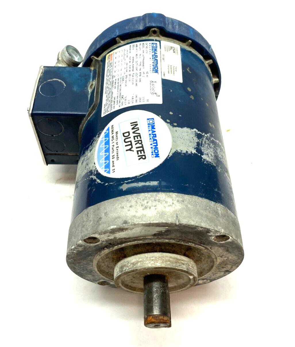 Marathon U735 Series E Inverter Duty Motor 145TC Frame 3490 Rpm 2HP 145TTFR4009 - Maverick Industrial Sales