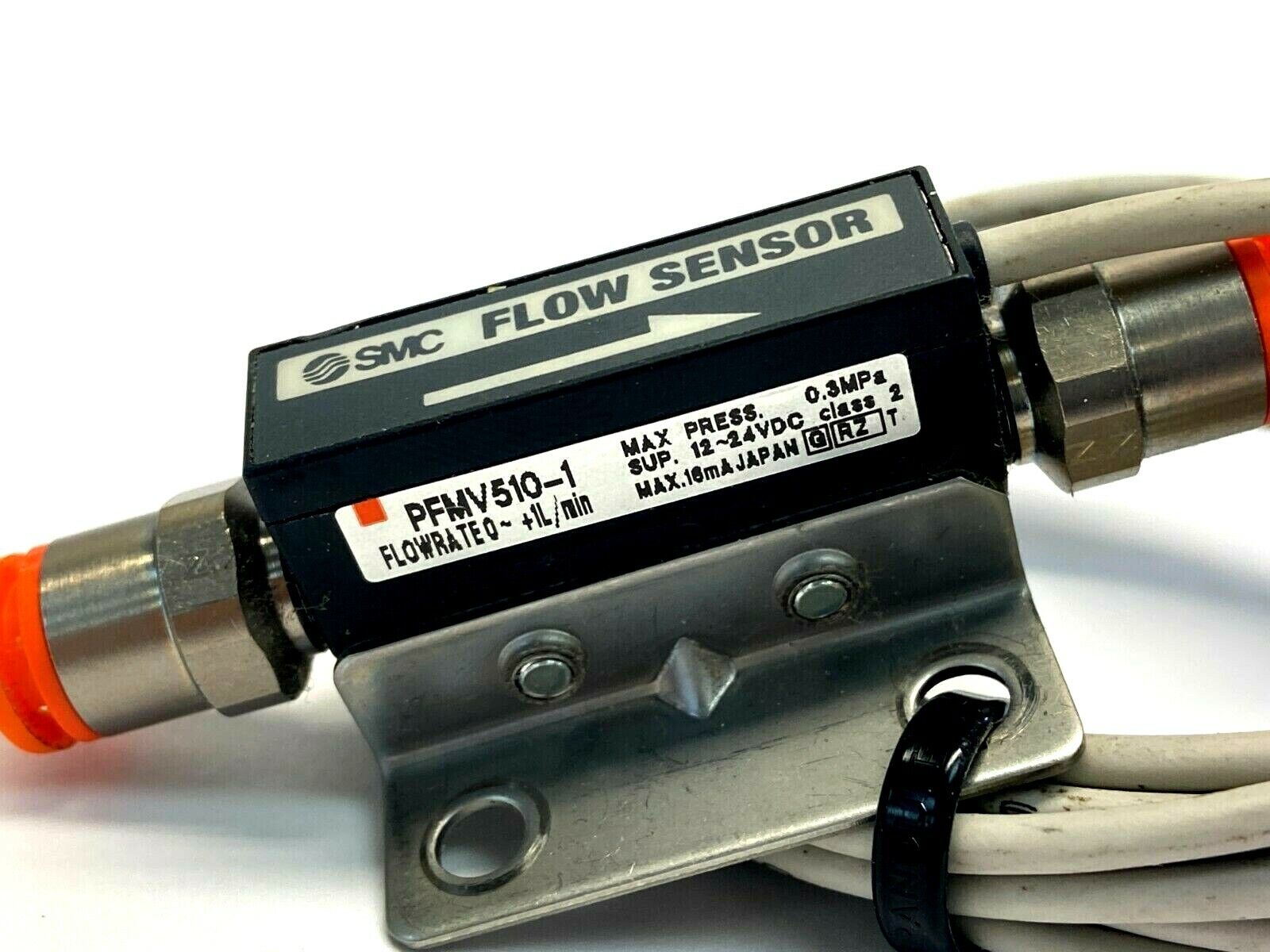SMC PFMV510-NA Flow Sensor w/ L-type Bracket - Maverick Industrial Sales