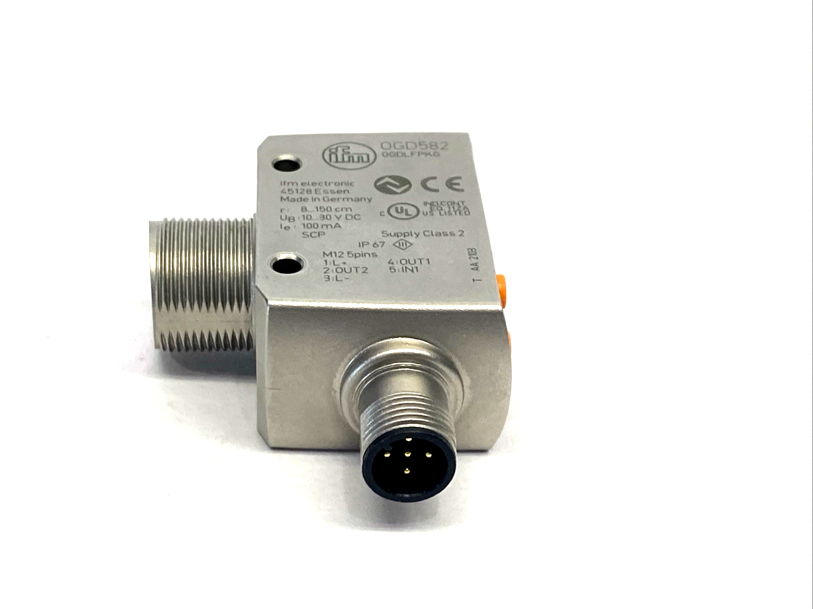 ifm OGD582 Laser Distance Sensor OGDLFPKG/IO-LINK/US - Maverick Industrial Sales