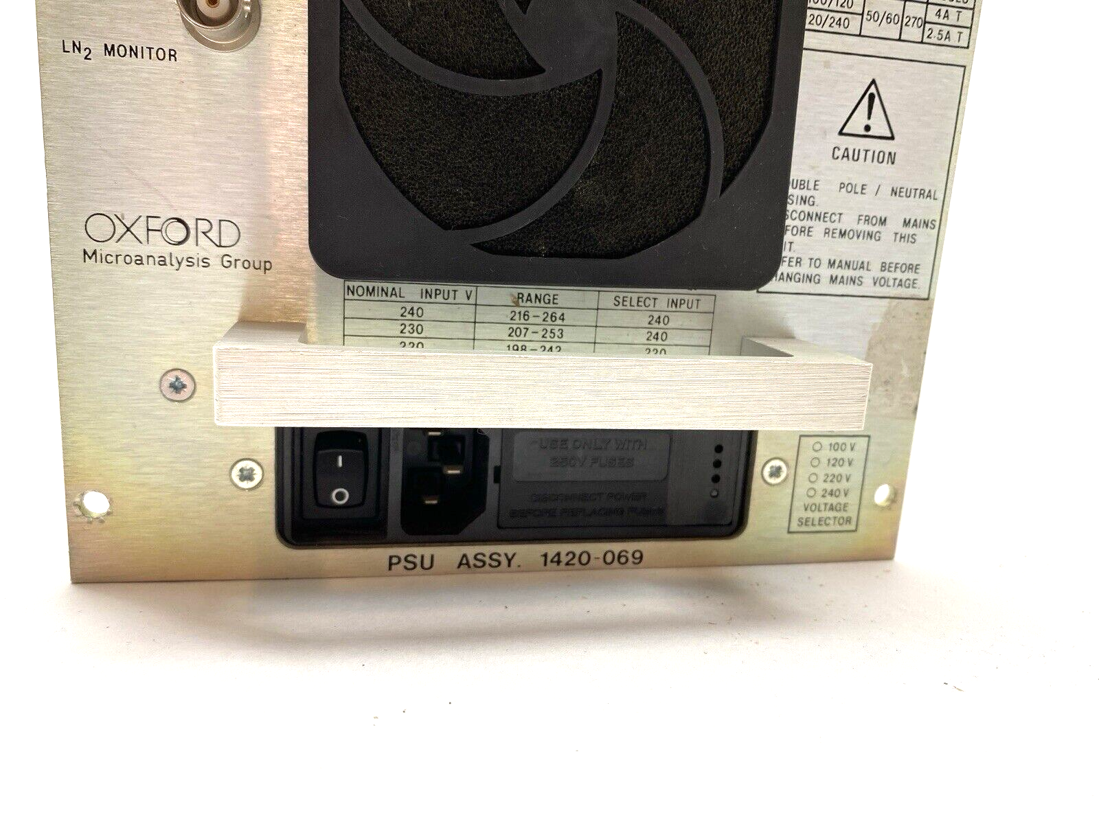Oxford 1420-069 Power Supply Assembly X3028 Rev 7 Kingshill CZ386 -Missing Cover - Maverick Industrial Sales