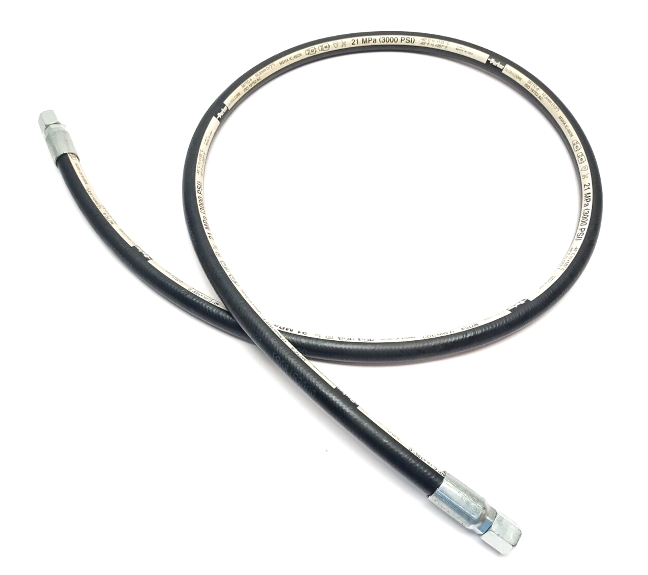 Parker 387TC-8 Global Core Hydraulic Constant Working Pressure Hose 3000psi 6FT - Maverick Industrial Sales