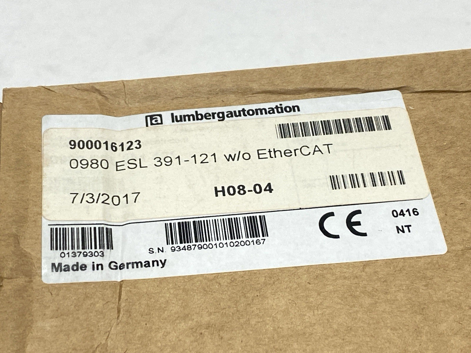 0980 ESL 391-121 | Lumberg Automation Multiprotocol I/O w/o EtherCAT 900016123 - New - Maverick Industrial Sales