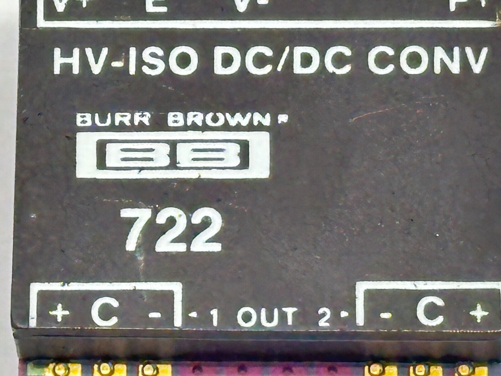 Burr Brown 722 High Voltage Isolated HV-ISO DC/DC Converter - Maverick Industrial Sales
