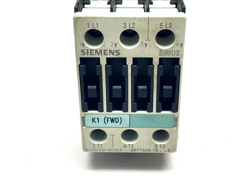 Siemens 3RT1026-1BB40 Power Contactor AC-3 25A 11kW 400V 24VDC 3-Pole - Maverick Industrial Sales