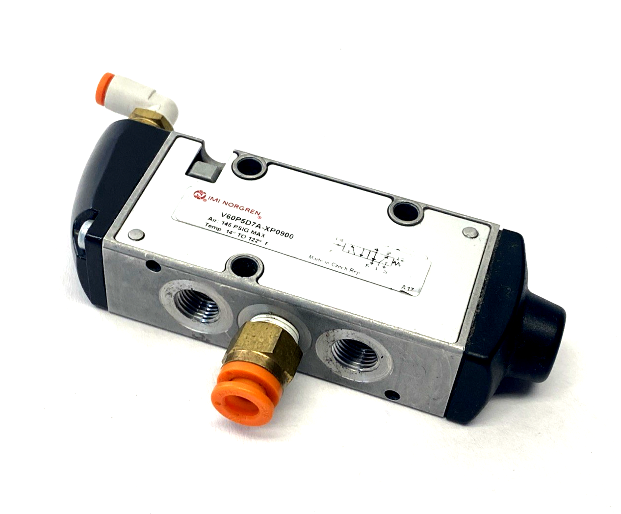 IMI Norgren V60P5D7A-XP0900 5/2 Air Actuated Spring Return Valve, 1/8" NPT - Maverick Industrial Sales